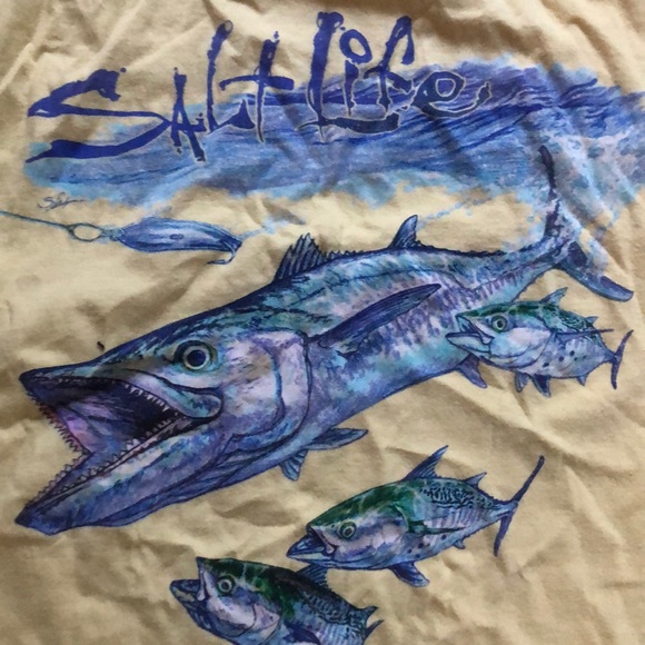 Yellow Guy Harvey t shirt - Picture 4 of 5